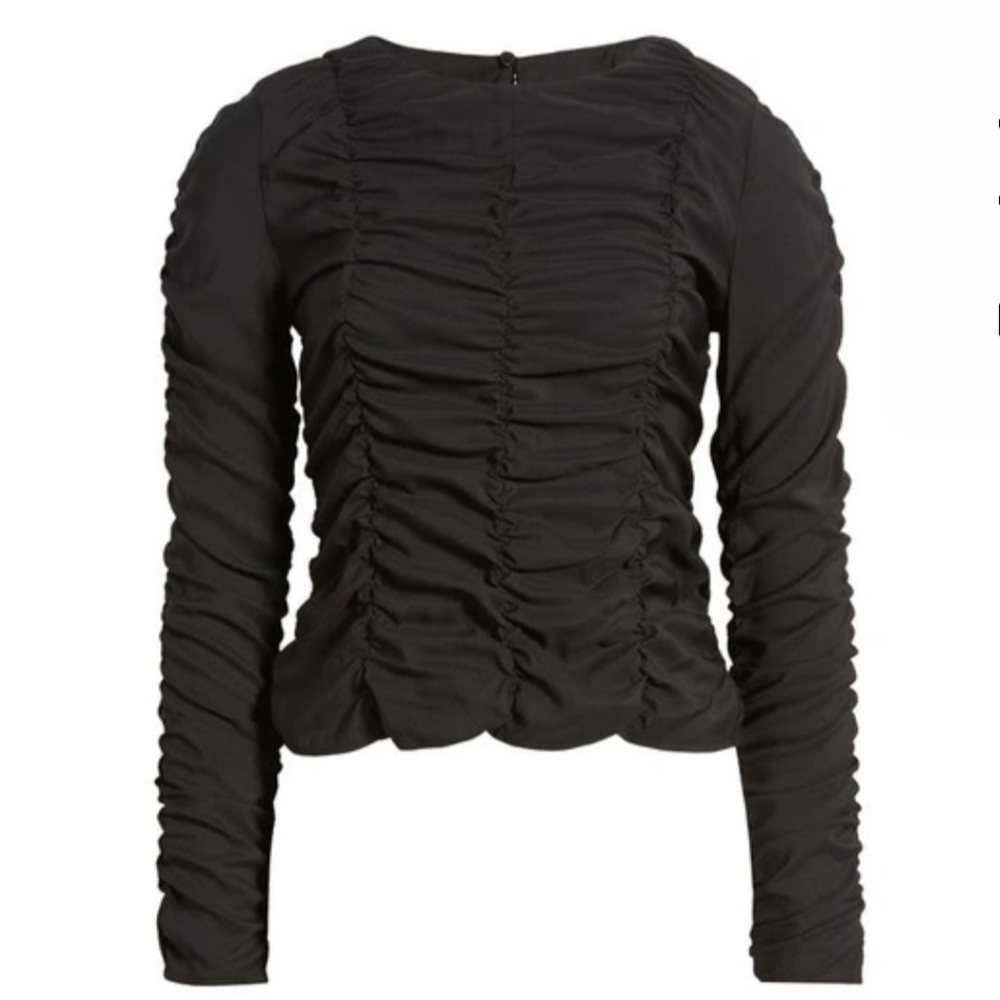 Topshop Shirred Top